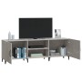 Concrete gray engineered wood TV cabinet 150x30x50 cm by vidaXL, TV Furniture - Ref: Foro24-812631, Price: 74,14 €, Discount: %