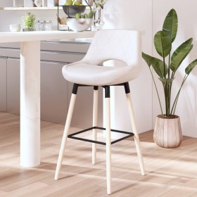 Cream fabric kitchen stool by vidaXL, Kitchen stools - Ref: Foro24-338678, Price: 103,27 €, Discount: %