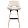 Cream fabric kitchen stool by vidaXL, Kitchen stools - Ref: Foro24-338678, Price: 103,99 €, Discount: %