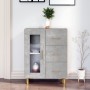 Concrete gray engineered wood sideboard 69.5x34x90 cm by vidaXL, Sideboards - Ref: Foro24-812208, Price: 87,75 €, Discount: %