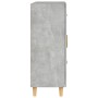 Aparador de madera de ingeniería gris hormigón 69,5x34x90 cm de vidaXL, Aparadores - Ref: Foro24-812208, Precio: 87,75 €, Des...