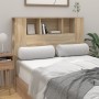 Sonoma oak headboard furniture 120x18.5x102.5 cm by vidaXL, Headboards and footboards - Ref: Foro24-811919, Price: 61,46 €, D...