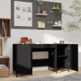 Escritorio de madera contrachapada negro 140x50x75 cm de vidaXL, Escritorios - Ref: Foro24-812772, Precio: 170,09 €, Descuent...