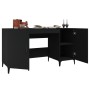 Black plywood desk 140x50x75 cm by vidaXL, Desks - Ref: Foro24-812772, Price: 170,09 €, Discount: %