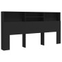 Mueble cabecero negro 200x19x103,5 cm de vidaXL, Cabeceros y pies de cama - Ref: Foro24-811890, Precio: 82,61 €, Descuento: %