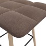 Kitchen stools 2 units taupe gray fabric by vidaXL, Kitchen stools - Ref: Foro24-338655, Price: 101,99 €, Discount: %