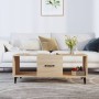 Oak Sonoma plywood coffee table 102x50x40 cm by vidaXL, Coffee table - Ref: Foro24-812702, Price: 62,65 €, Discount: %