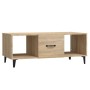 Mesa de centro madera contrachapada roble sonoma 102x50x40 cm de vidaXL, Mesas de centro - Ref: Foro24-812702, Precio: 62,75 ...