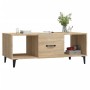 Oak Sonoma plywood coffee table 102x50x40 cm by vidaXL, Coffee table - Ref: Foro24-812702, Price: 62,65 €, Discount: %