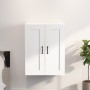 White wall hanging cabinet 69.5x32.5x90 cm by vidaXL, Sideboards - Ref: Foro24-812303, Price: 80,36 €, Discount: %