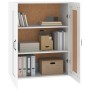 White wall hanging cabinet 69.5x32.5x90 cm by vidaXL, Sideboards - Ref: Foro24-812303, Price: 80,36 €, Discount: %