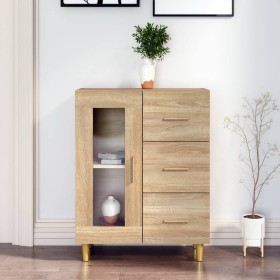 Aparador de madera de ingeniería roble Sonoma 69,5x34x90 cm de vidaXL, Aparadores - Ref: Foro24-812207, Precio: 114,99 €, Des...