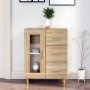 Aparador de madera de ingeniería roble Sonoma 69,5x34x90 cm de vidaXL, Aparadores - Ref: Foro24-812207, Precio: 114,72 €, Des...