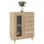 Aparador de madera de ingeniería roble Sonoma 69,5x34x90 cm de vidaXL, Aparadores - Ref: Foro24-812207, Precio: 114,72 €, Des...