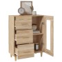 Aparador de madera de ingeniería roble Sonoma 69,5x34x90 cm de vidaXL, Aparadores - Ref: Foro24-812207, Precio: 114,72 €, Des...