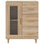 Aparador de madera de ingeniería roble Sonoma 69,5x34x90 cm de vidaXL, Aparadores - Ref: Foro24-812207, Precio: 114,72 €, Des...