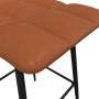 Kitchen stool 2 units light brown synthetic leather by vidaXL, Kitchen stools - Ref: Foro24-338645, Price: 107,65 €, Discount: %