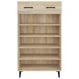 Sonoma oak plywood shoe rack cabinet 60x35x105 cm by vidaXL, Shoe racks and shoe organizers - Ref: Foro24-812792, Price: 98,1...