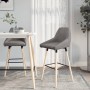 Kitchen bar stools 2 units light gray fabric by vidaXL, Kitchen stools - Ref: Foro24-338748, Price: 114,99 €, Discount: %