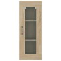 Armario colgante de pared roble Sonoma 34,5x34x90 cm de vidaXL, Aparadores - Ref: Foro24-812459, Precio: 58,91 €, Descuento: %