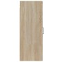 Armario colgante de pared roble Sonoma 34,5x34x90 cm de vidaXL, Aparadores - Ref: Foro24-812459, Precio: 58,91 €, Descuento: %