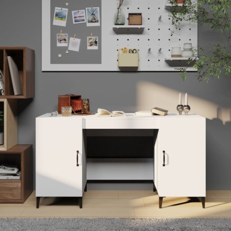 White plywood desk 140x50x75 cm by vidaXL, Desks - Ref: Foro24-812771, Price: 124,50 €, Discount: %