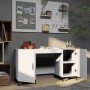 White plywood desk 140x50x75 cm by vidaXL, Desks - Ref: Foro24-812771, Price: 124,50 €, Discount: %