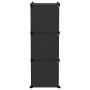 Cube shelf with 6 compartments black PP by vidaXL, Shoe racks and shoe organizers - Ref: Foro24-340548, Price: 38,61 €, Disco...