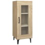 Aparador madera contrachapada color roble Sonoma 34,5x34x90 cm de vidaXL, Aparadores - Ref: Foro24-812405, Precio: 67,16 €, D...