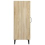 Aparador madera contrachapada color roble Sonoma 34,5x34x90 cm de vidaXL, Aparadores - Ref: Foro24-812405, Precio: 67,16 €, D...