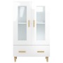 Aparador de madera contrachapada blanco brillante 70x31x115cm de vidaXL, Aparadores - Ref: Foro24-812552, Precio: 94,99 €, De...