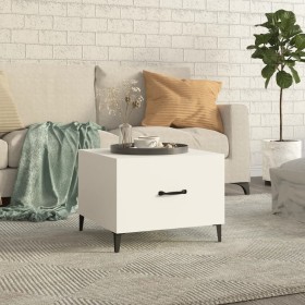 Coffee table with white metal legs 50x50x40 cm by vidaXL, Coffee table - Ref: Foro24-812726, Price: 37,73 €, Discount: %