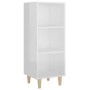 Glossy white plywood sideboard 34.5x32.5x90 cm by vidaXL, Sideboards - Ref: Foro24-812381, Price: 43,08 €, Discount: %