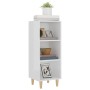 Glossy white plywood sideboard 34.5x32.5x90 cm by vidaXL, Sideboards - Ref: Foro24-812381, Price: 43,08 €, Discount: %