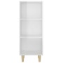 Glossy white plywood sideboard 34.5x32.5x90 cm by vidaXL, Sideboards - Ref: Foro24-812381, Price: 43,08 €, Discount: %