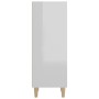 Glossy white plywood sideboard 34.5x32.5x90 cm by vidaXL, Sideboards - Ref: Foro24-812381, Price: 43,08 €, Discount: %