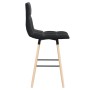 Black fabric kitchen stool by vidaXL, Kitchen stools - Ref: Foro24-338652, Price: 63,95 €, Discount: %