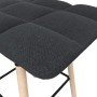 Black fabric kitchen stool by vidaXL, Kitchen stools - Ref: Foro24-338652, Price: 63,95 €, Discount: %