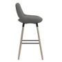 Light gray fabric kitchen stool by vidaXL, Kitchen stools - Ref: Foro24-338676, Price: 72,48 €, Discount: %