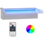 Fuente cascada con LED RGB acero inoxidable 30 cm de vidaXL, Fuentes y cascadas - Ref: Foro24-151408, Precio: 111,79 €, Descu...