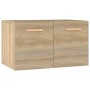 Armario pared madera contrachapada roble Sonoma 60x36,5x35 cm de vidaXL, Taquillas y armarios de almacenamiento - Ref: Foro24...