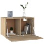 Wandschrank aus Sonoma-Eichensperrholz, 60 x 36,5 x 35 cm von vidaXL, Schließfächer und Lagerschränke - Ref: Foro24-812909, P...