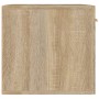 Armario pared madera contrachapada roble Sonoma 60x36,5x35 cm de vidaXL, Taquillas y armarios de almacenamiento - Ref: Foro24...