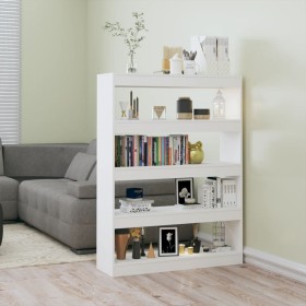 Shiny white shelf/space divider 100x30x135 cm by vidaXL, Bookcases and shelves - Ref: Foro24-811760, Price: 72,33 €, Discount: %