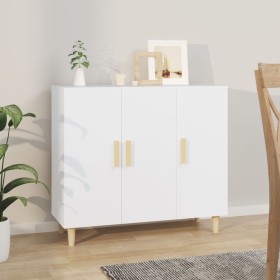 Anrichte aus Holzwerkstoff weiß 90x34x80 cm von vidaXL, Sideboards - Ref: Foro24-812492, Preis: 100,61 €, Rabatt: %