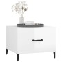 Coffee table with glossy white metal legs 50x50x40 cm by vidaXL, Coffee table - Ref: Foro24-812738, Price: 44,99 €, Discount: %