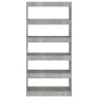 Holzregal/Teiler Holzwerkstoff grau Beton 80x30x166 cm von vidaXL, Bücherregale und Regale - Ref: Foro24-811722, Preis: 63,33...