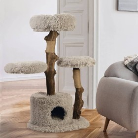 Designed by Lotte Ziza wooden cat scratching post 60x45x100 cm by Designed by Lotte, Cat furniture - Ref: Foro24-441348, Pric...