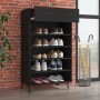 Schwarzer Schuhschrank aus Sperrholz, 60 x 35 x 105 cm von vidaXL, Schuhregale und Schuhorganisatoren - Ref: Foro24-812790, P...