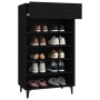 Mueble zapatero de madera contrachapada negro 60x35x105 cm de vidaXL, Zapateros y organizadores de calzado - Ref: Foro24-8127...